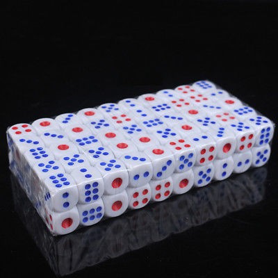 Ready Stock 100pcs Dice in 1 pack