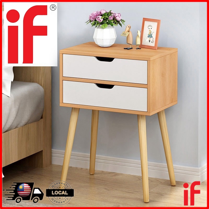 If Eamos Wood End Table Modern Nightstand Bed Sofa Side Table With