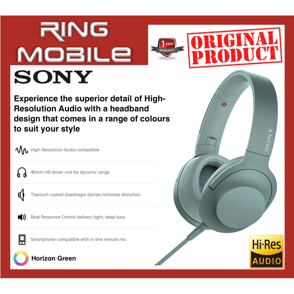 Original Sony MDR-H600A H.Ear on 2 Hi-res Stereo Headphones | Shopee