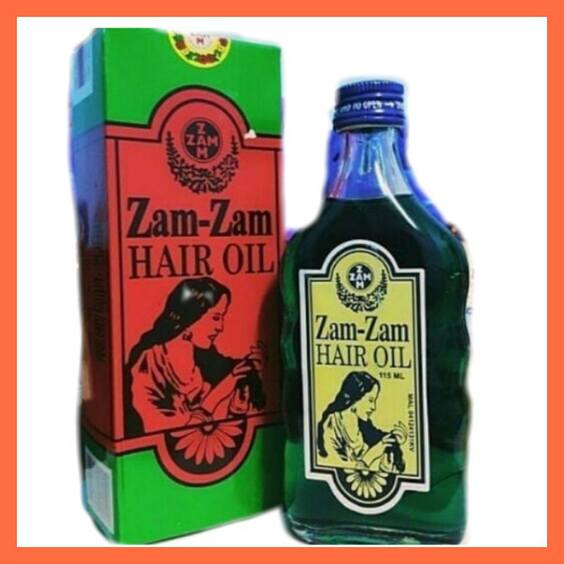 ORIGINAL Minyak rambut ZamZam/ZamZam Hair Oil Lebatkan Dan Hitamkan