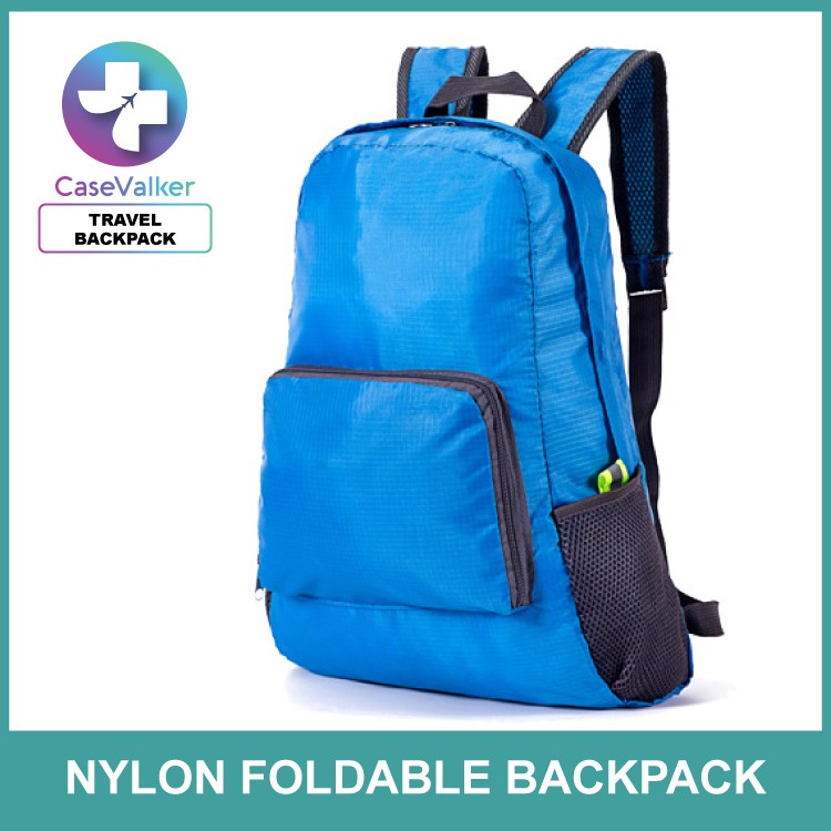 Case Valker Nylon Portable Foldable Waterproof Backpack 2 in 1