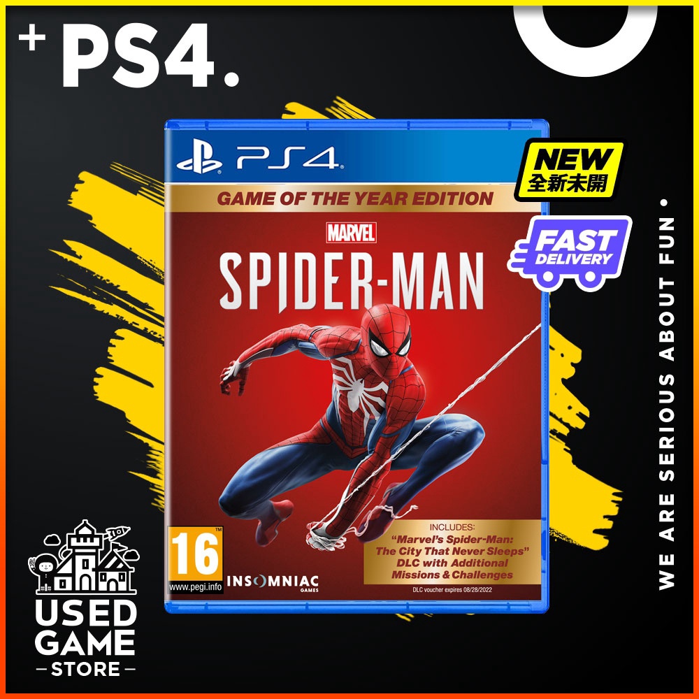 PS4 Spider Man [Game Of The Yeah Edition] [English] Shopee Malaysia