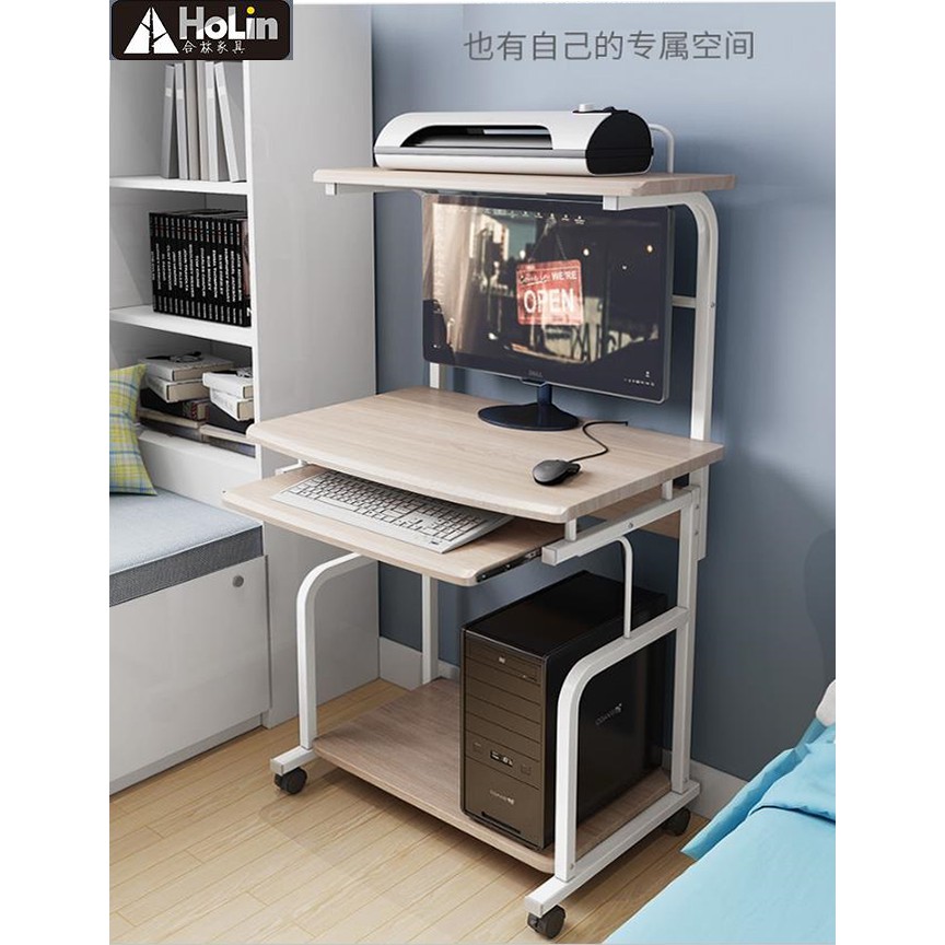Space Saving Pc Steel Wooden Gaming Desk Computer Table