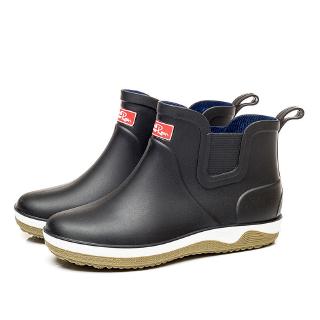 short rubber boots for men