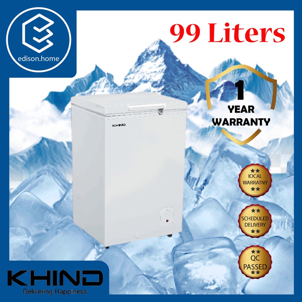 Khind Chest Freezer Fz99 Fz 99 Peti Ais Beku Peti Sejuk Beku 99l Model 2020