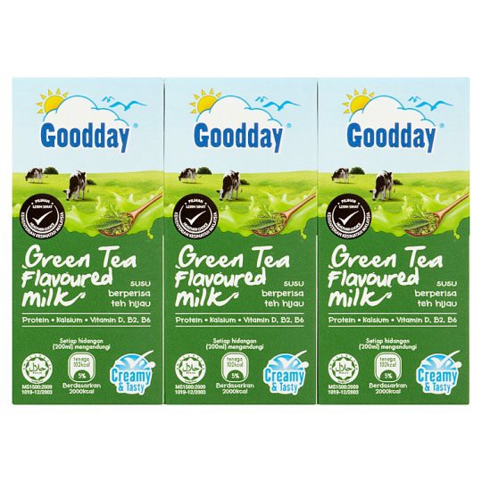 Goodday UHT Green Tea Flavoured Milk 6 x 200ml Shopee Malaysia