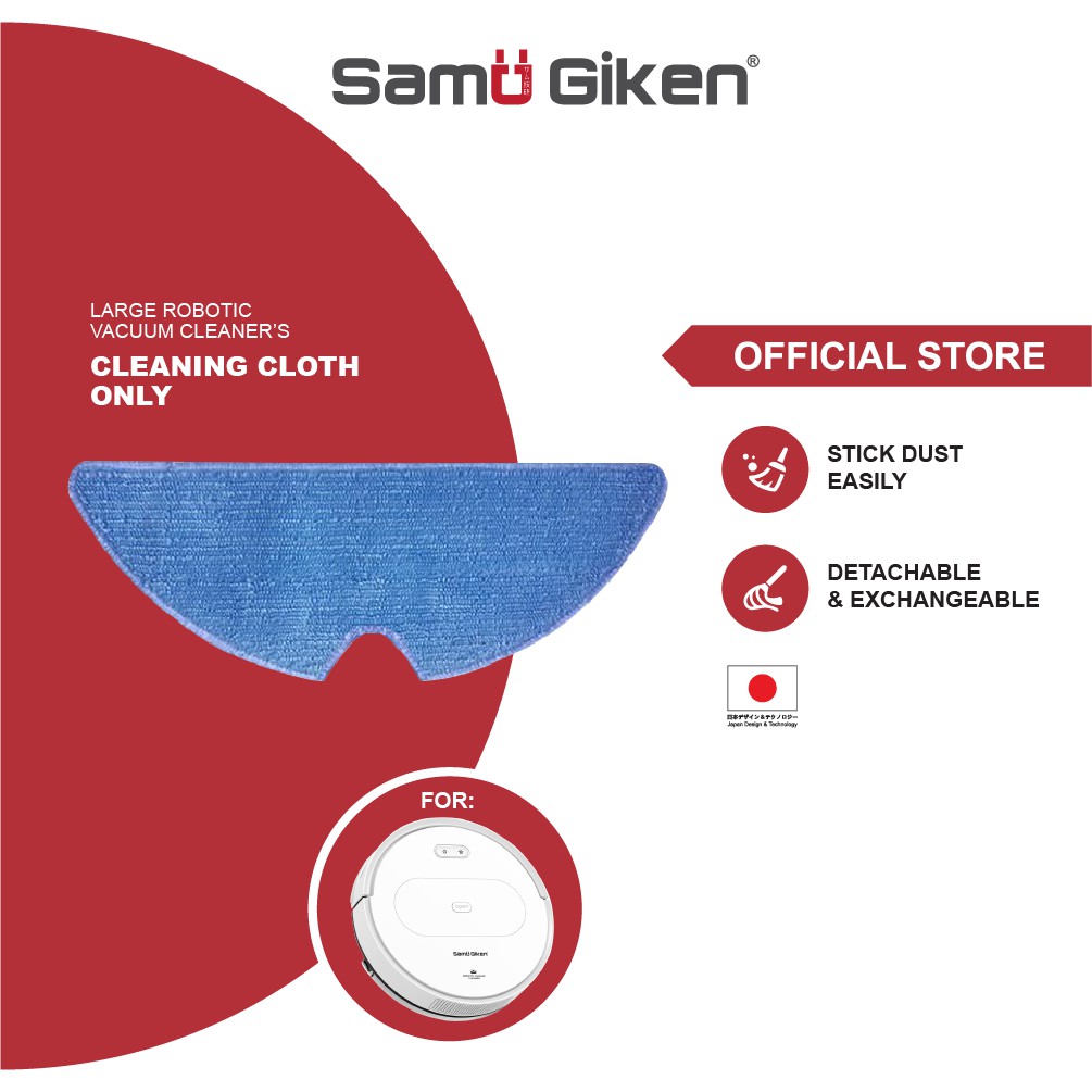 Samu Giken Cleaning Cloth For Robotic Vacuum Cleaner RVCOB11WT