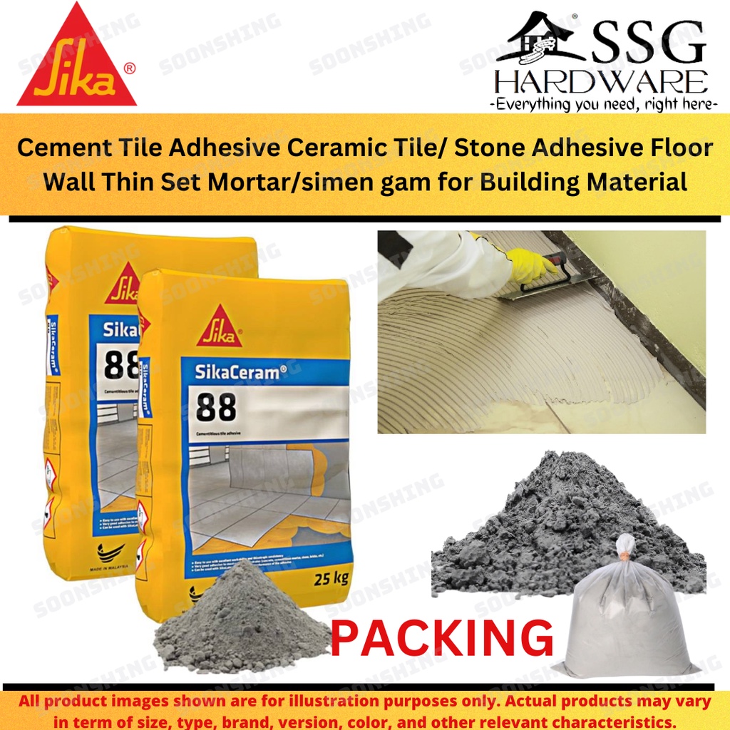 SSG400 2Kg 3Kg Cement Tile Adhesive Ceramic Tile/ Stone Adhesive Floor