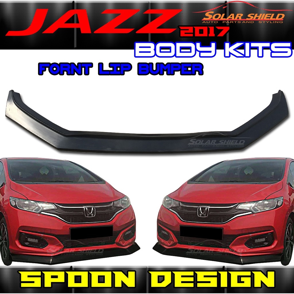Honda Jazz Gk5 5 17 Front Lip Diffuser Spoon Shopee Malaysia