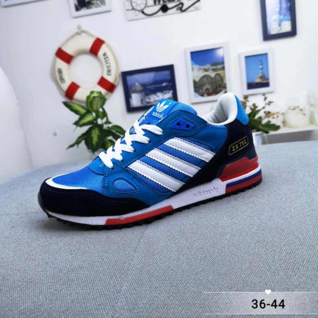 adidas zx 750 blue red white