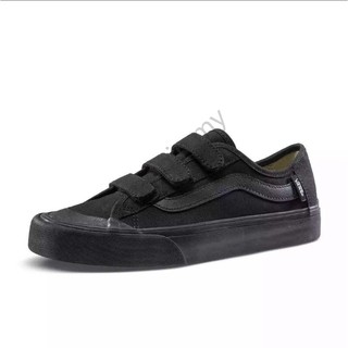 velcro vans all black