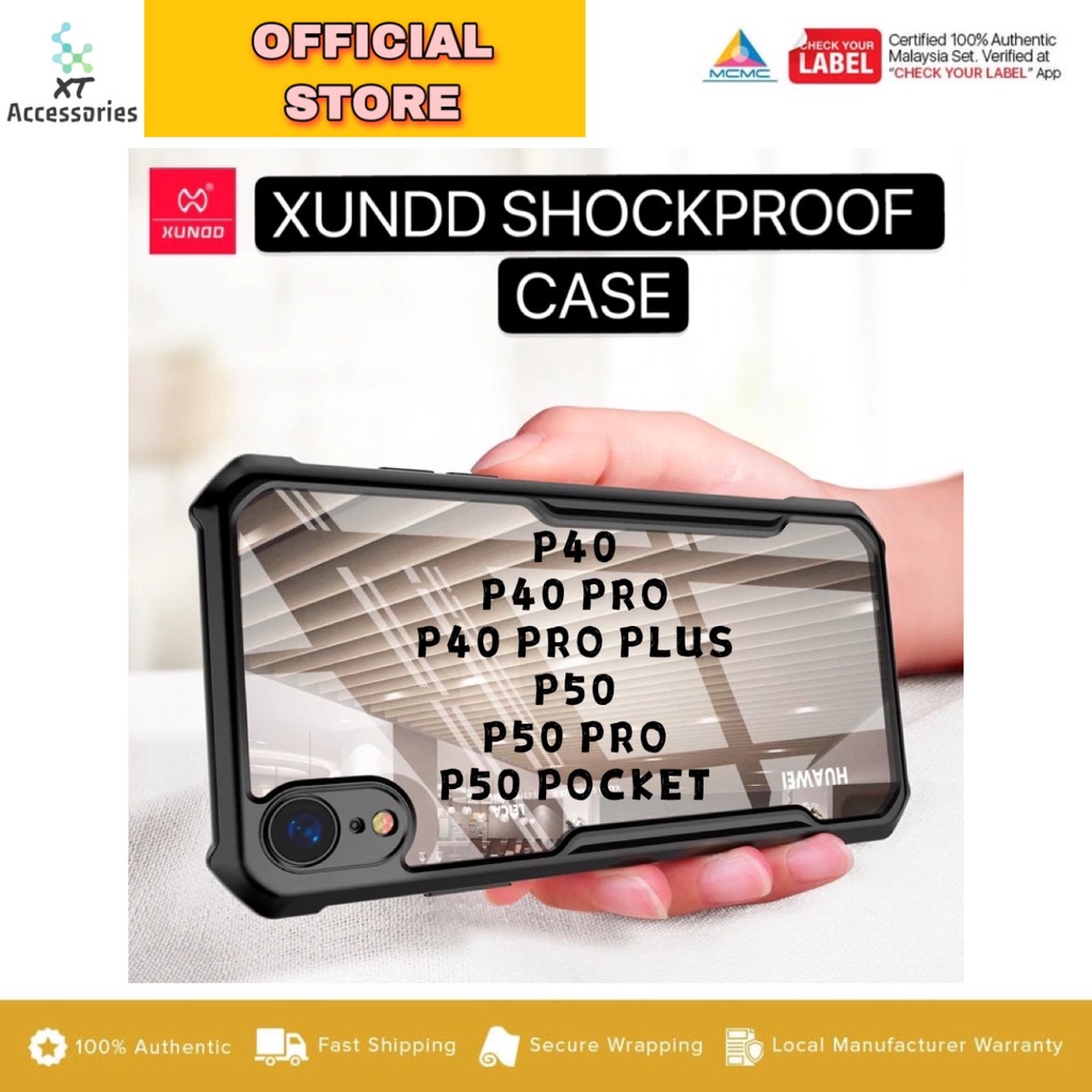 Xundd Huawei P40 P40 Pro P40 Pro Plus P50 P50 Pro P50 Pocket Shockproof Case Shopee