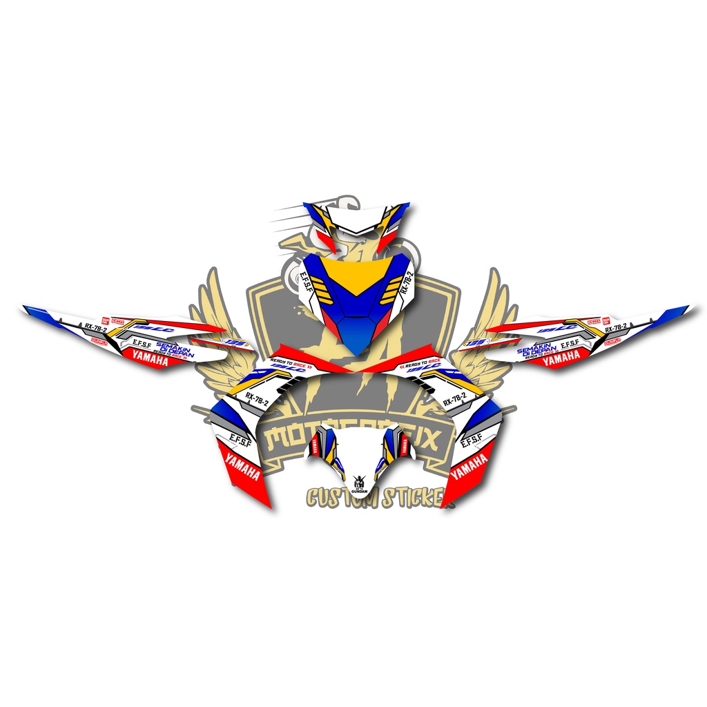 STICKER STRIPE FULL LC135 V1 GUNDAM CONCEPT | Shopee Malaysia