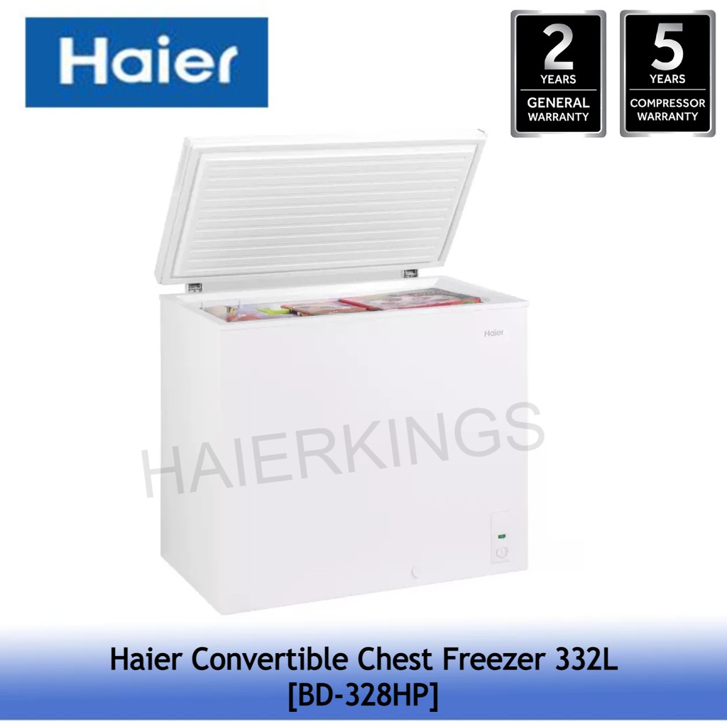 Dm For Delivery Rate Haier 332 Liter Convertible Chest Freezer 328hp Shopee Malaysia