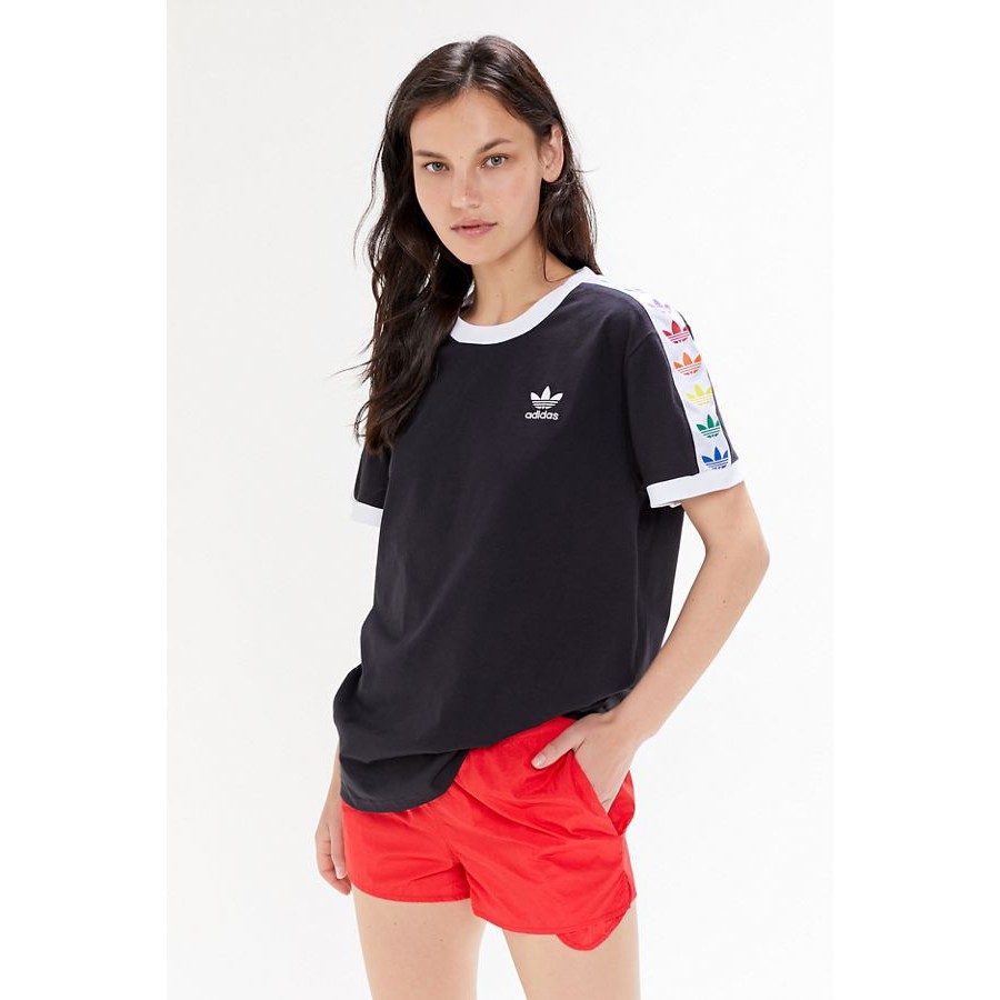 adidas tape tee womens