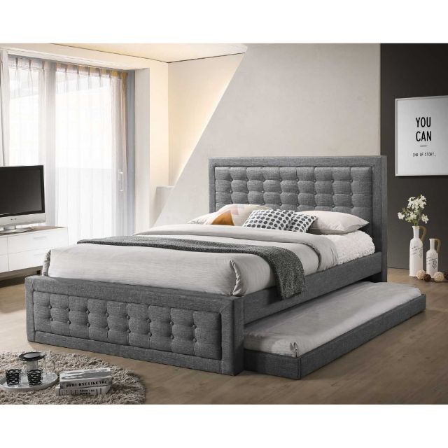 Queen Bed Frame With Pull Out Bed Hanaposy 