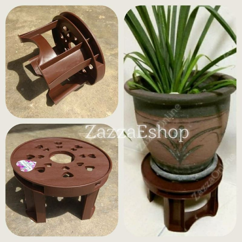 Garden plant flower pot stand kaki pasu / lapik pasu (Ready stock ...