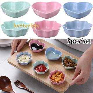4pcs Ceramic Japanese Sauce Dishes Dipping Bowls Appetizer Plates Side Dishes 