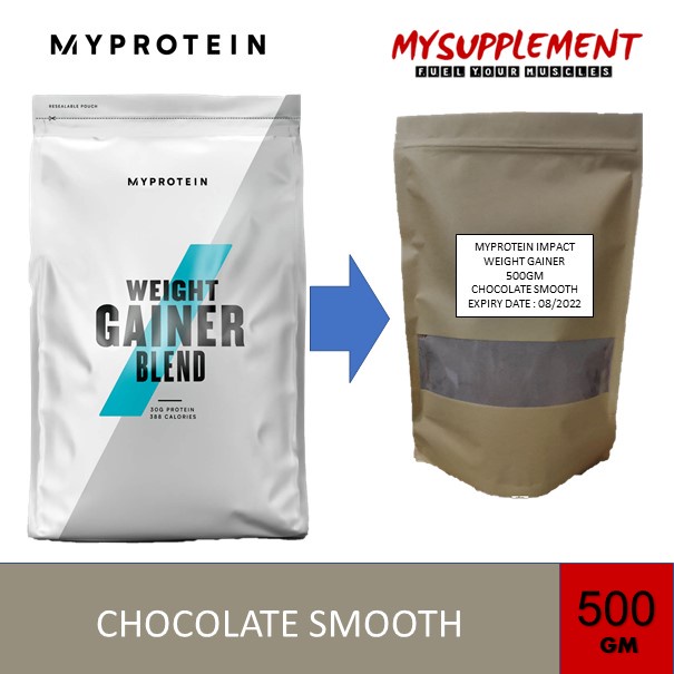 MYPROTEIN WEIGHT GAINER BLEND TESTER / REPPACK IN 300GM OR 600GM