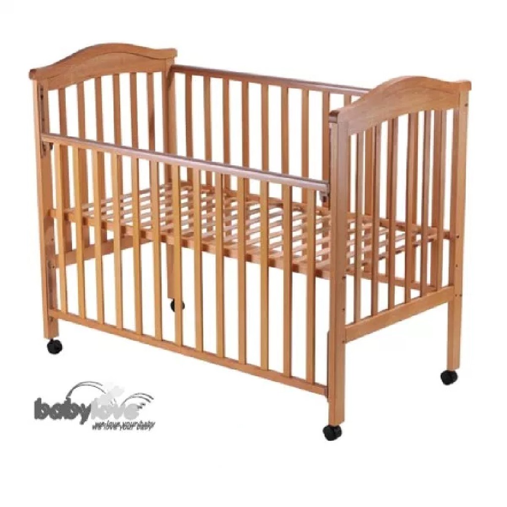 solid oak cot