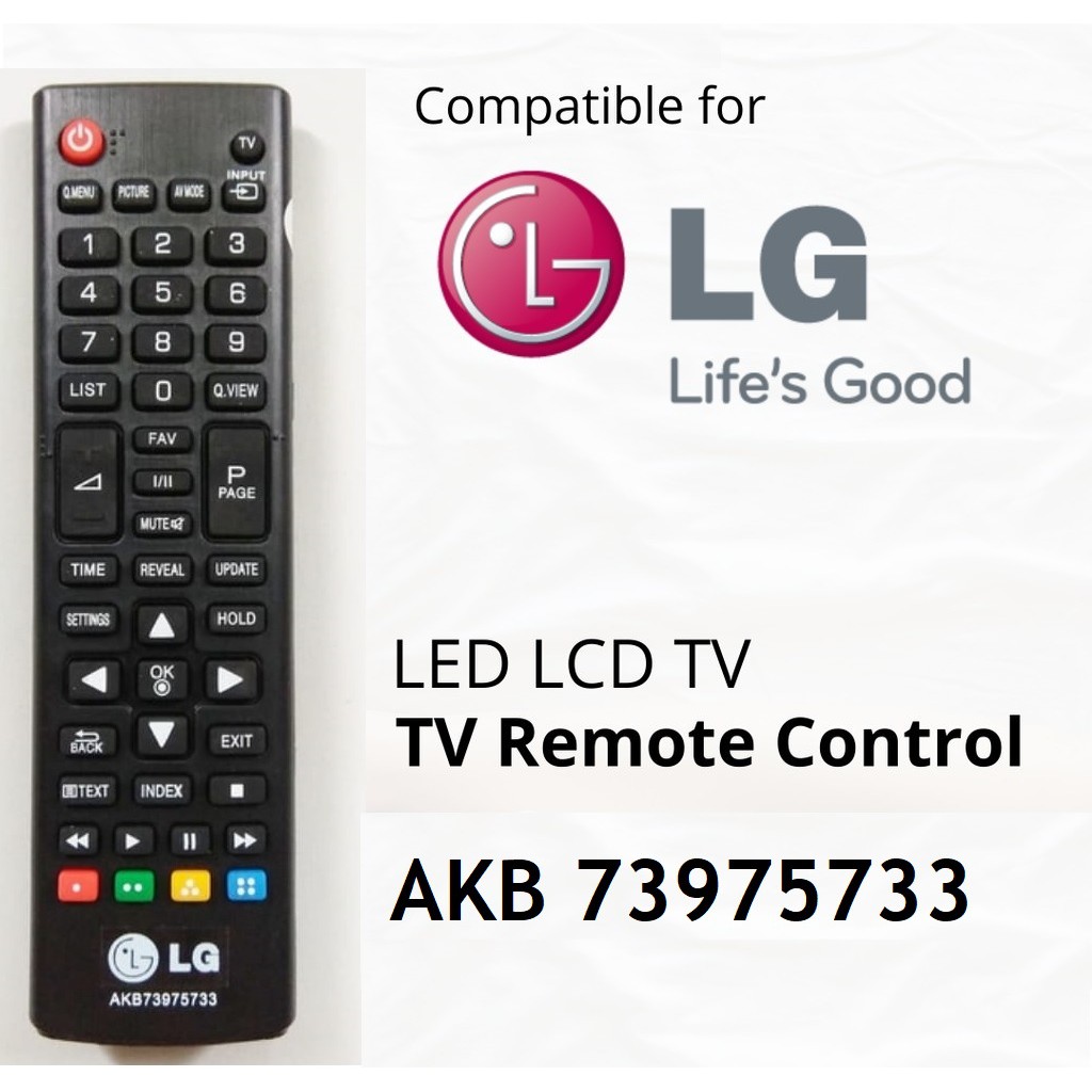 Remote TV Remote LG LCD LED Smart TV AKB73975733 Shopee Malaysia