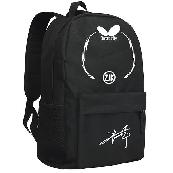 Zhang Jike Grand Slam juara tenis meja tandatangan bintang sukan harus membantu beg sekeliling, beg galas sekolah, beg galas/*#Zhang Jike Grand Slam table tennis champion sports star signature should aid surrounding bags, school backpacks, backpac