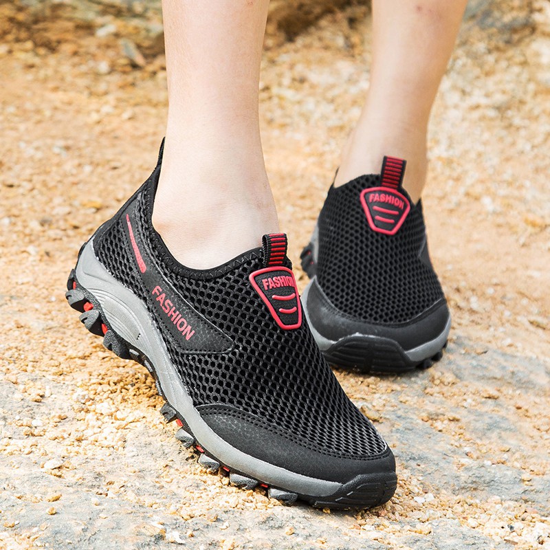 Kasut Perempuan Outdoor Men Women Hiking Shoes Skid ...