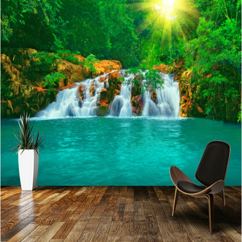 Wallpaper Waterfall 3d