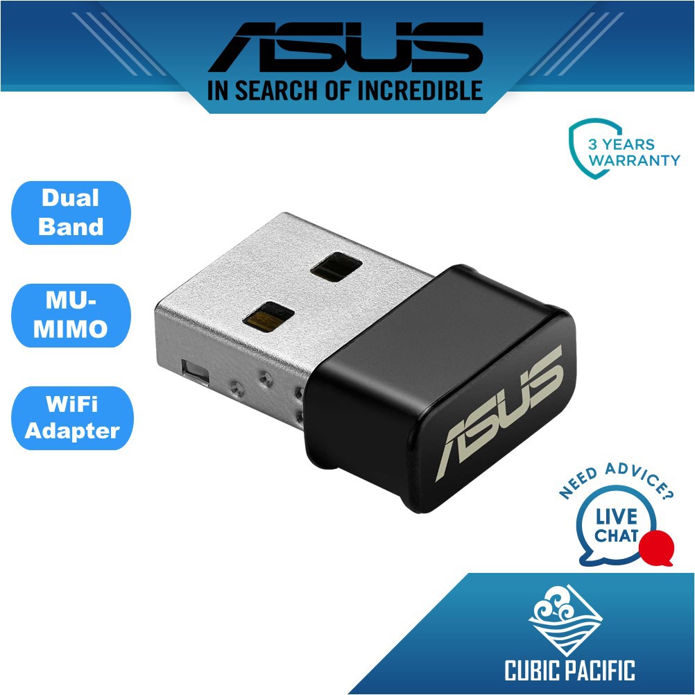 Asus usb ac53 nano не видит 5ггц