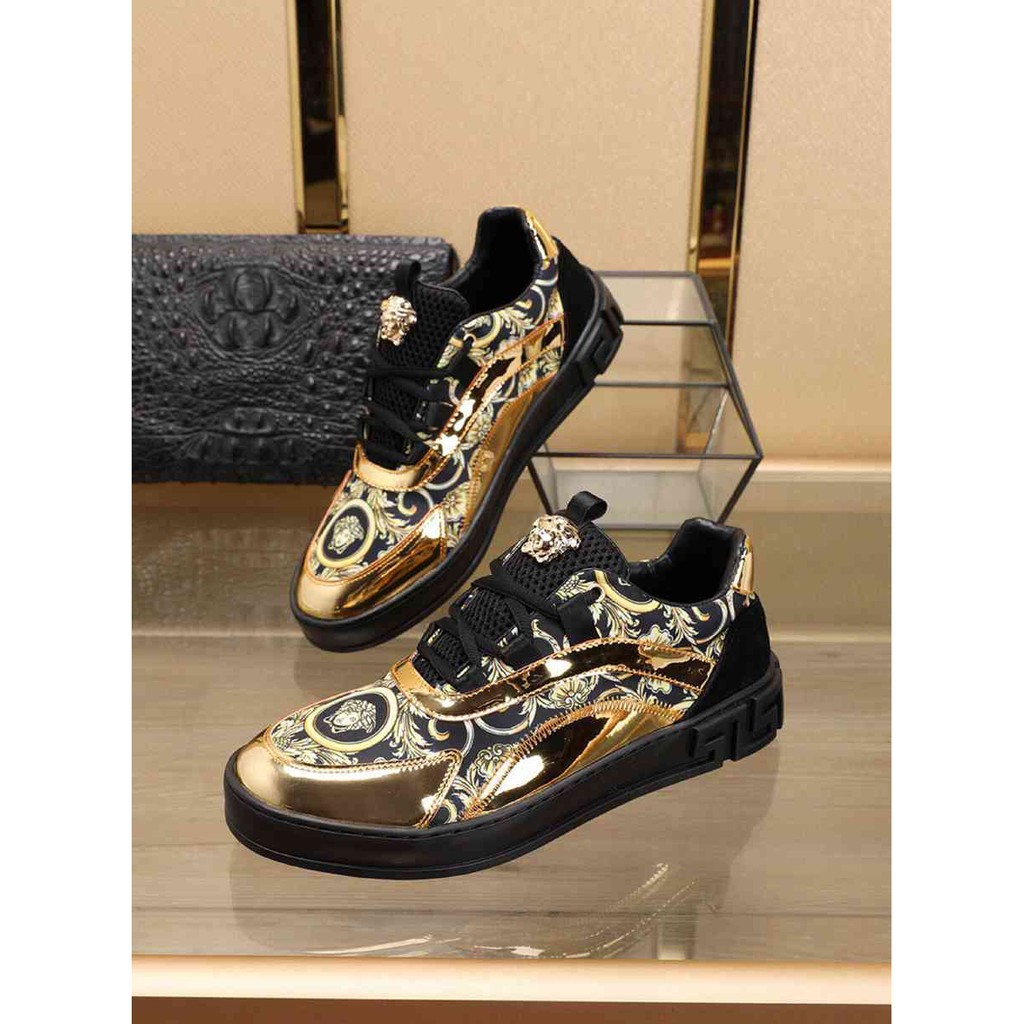 versace men's casual shoes