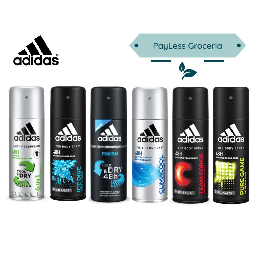 Adidas Men Deodorant Body Spray For Him 150ml Shopee Malaysia