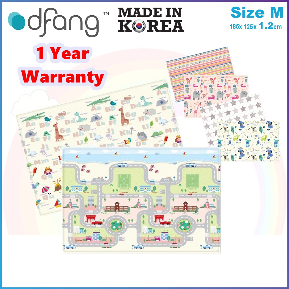 Dfang Double Film Premium PVC Mat 1.2cm Size M Korea Made 1 Year