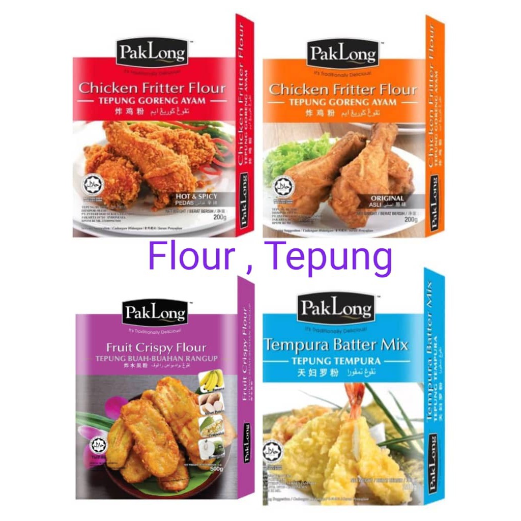 PakLong Tepung Ayam Goreng/Pisang Goreng/Tempura/Fried Chicken Flour/Fried Banana