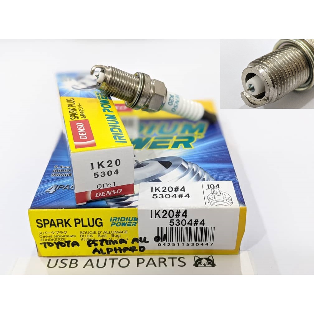 ORIGINAL Denso Iridium Power Spark Plug IK16 5303 IK20 5304 Wira Waja