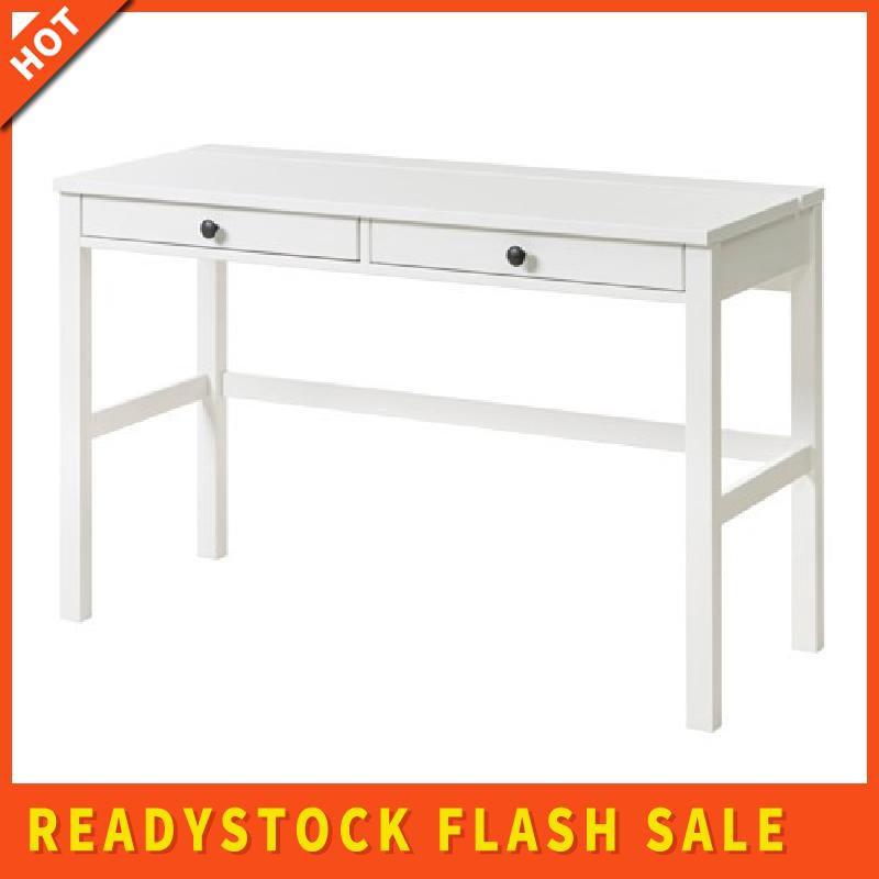 Drawers White Stain 1 Ikea Hemnes Desk With 2 Shopee Malaysia