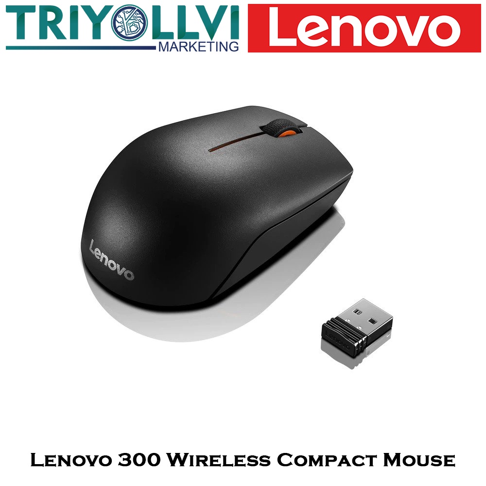 Lenovo 300 1000DPI Wireless Compact Mouse | Shopee Malaysia