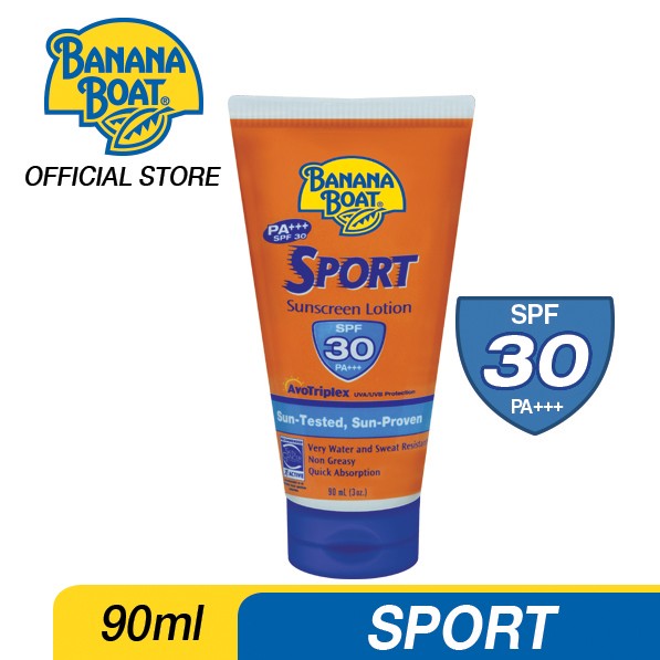 Banana Boat Sport Sunblock SPF30 Lotion (90ml) | Shopee Malaysia