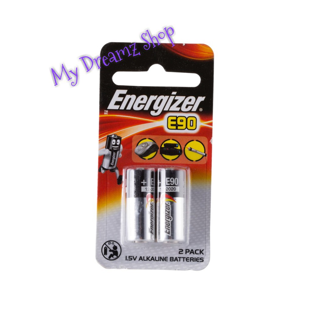 [100 Original] Energizer N Size Alkaline Battery E90 2pcs 1.5V E90BP2