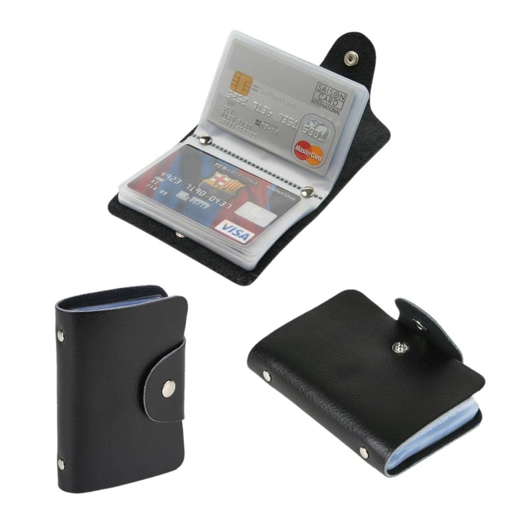 Women Mens Contactless Leather Credit Debit Bank Card Protector Wallet Holder RFID Blocking Case 12 Slots Soft Pocket Package ID Purse Antimagnetic Bag Money Carte Clip Box