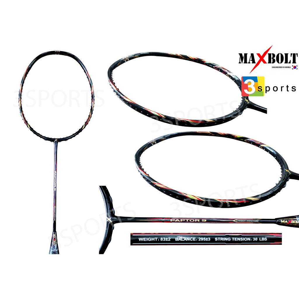 maxbolt badminton racket