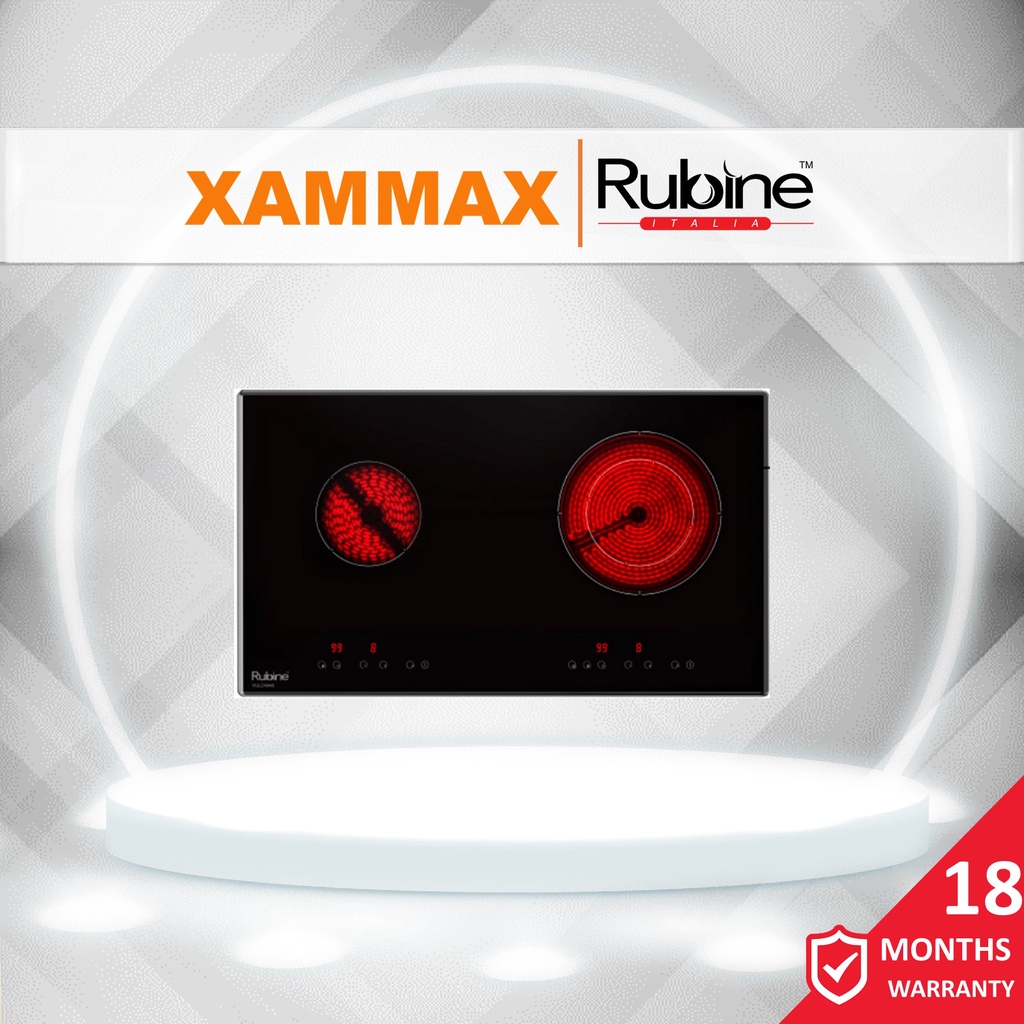 Rubine RCE VULCAN40 BL Replace RCEASTER72BL Electric Cooker Hob