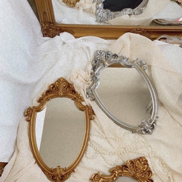 Sophie Mirror (READYSTOCK Vintage mirror cermin European Vintage Tray ...