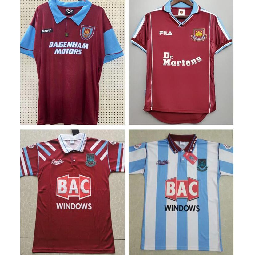 west ham 1992 shirt