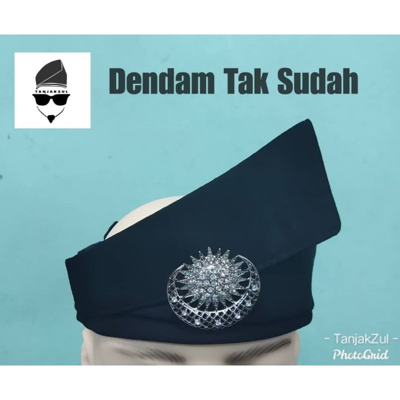 Hot Selling Tanjak Tengkolok Melayu Moden Dendam Tak Sudah Nakhoda Trong Lang Menyongsong Angin Shopee Malaysia