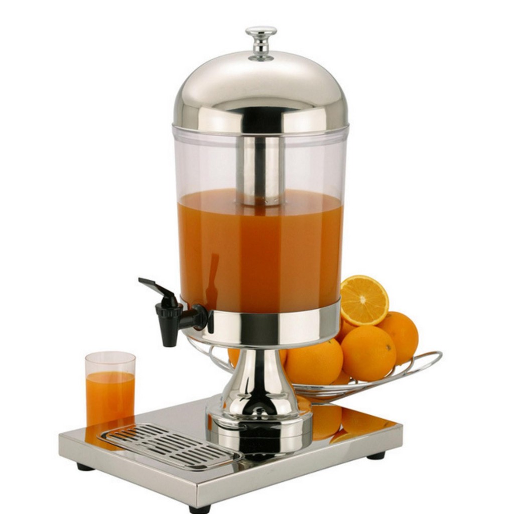 STAINLESS STEEL SINGLE JUICE DISPENSER 8L WITH ICE CHAMBER Shopee