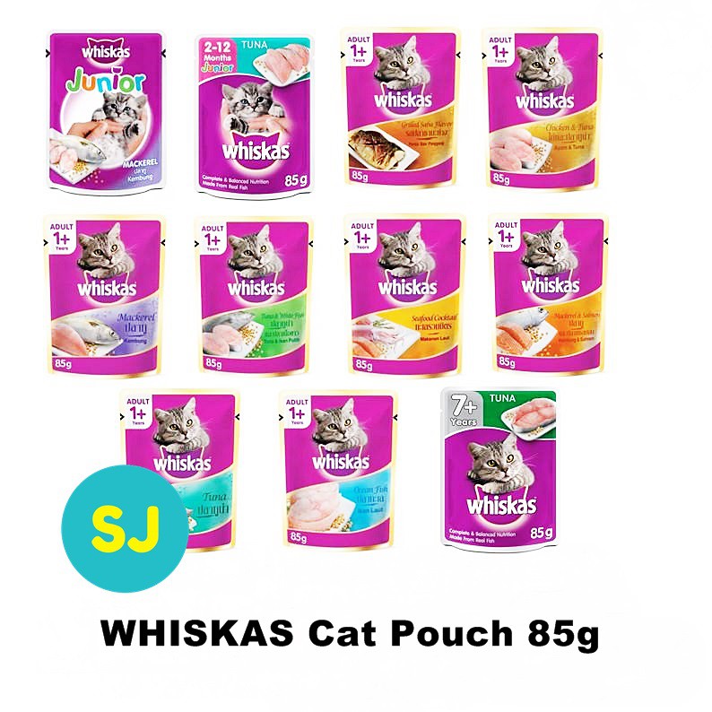 WHISKAS Cat Pouch 85g (1pack) Shopee Malaysia