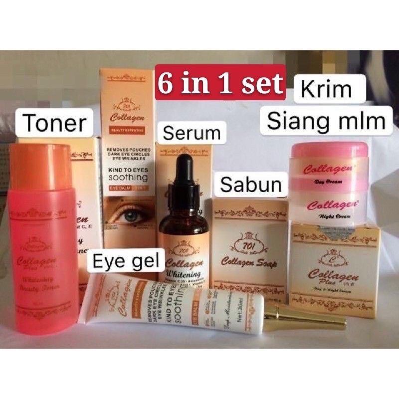 ORIGINAL❤️ COLLEGEN 6IN1 SET READY STOCK KL