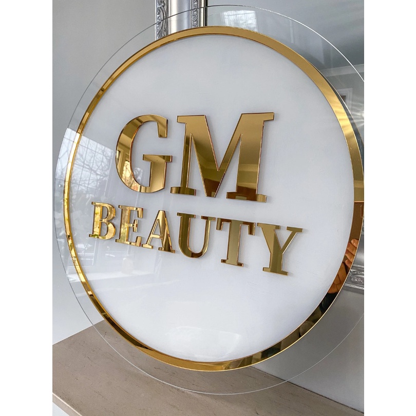 Indoor Logo Sign - Premium Design- Acrylic Sign - Office/ Shop/Cafe/Mall/Hotel/Restaurant/ Office