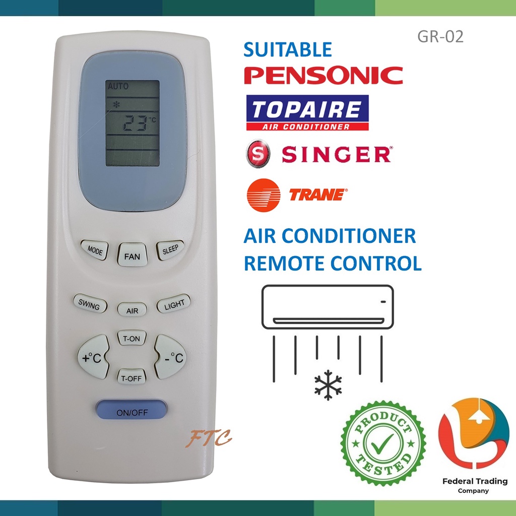 Pensonic Topaire Singer Trane Gree Air Cond Aircond Air Conditioner ...