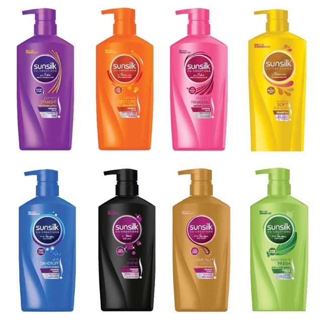 Sunsilk 650ml Green / yellow / gold / purple Shopee Malaysia